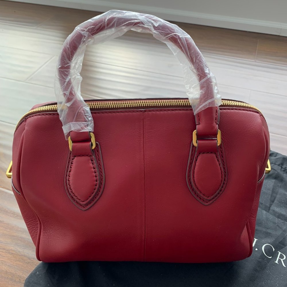 NWT Deep Red JCrew Crossbody Sachtel Purse
